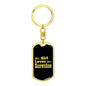 Snowshoe v2 - Luxury Dog Tag Keychain