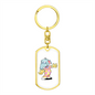 Elephant - Luxury Dog Tag Keychain