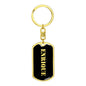 Enrique v3 - Luxury Dog Tag Keychain