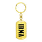 Irma v01 - Luxury Dog Tag Keychain