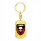 72nd Mechanized Brigade (Ukraine) - Luxury Dog Tag Keychain