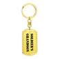 Soldier's Grandson - Luxury Dog Tag Keychain