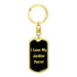 Love My Jardine Parrot v2 - Luxury Dog Tag Keychain