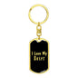 Love My Boxer v2 - Luxury Dog Tag Keychain