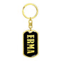 Erma v02 - Luxury Dog Tag Keychain