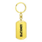 Adolph - Luxury Dog Tag Keychain