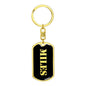 Miles v3 - Luxury Dog Tag Keychain