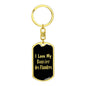 Love My Bouvier des Flandres v2 - Luxury Dog Tag Keychain