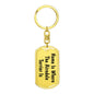 Airedale Terrier's Home - Luxury Dog Tag Keychain