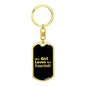 Weimardoodle v2 - Luxury Dog Tag Keychain