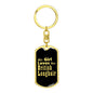 British Longhair v2 - Luxury Dog Tag Keychain