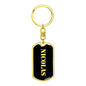 Nicolas v3 - Luxury Dog Tag Keychain