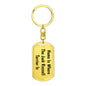 Jack Russell Terrier's Home - Luxury Dog Tag Keychain