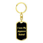Love My Japanese Bobtail v2 - Luxury Dog Tag Keychain
