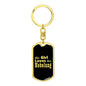 Nebelung v2 - Luxury Dog Tag Keychain