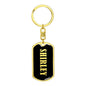 Shirley v02 - Luxury Dog Tag Keychain