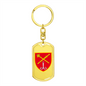Operational Command South (Ukraine) - Luxury Dog Tag Keychain