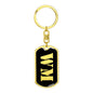 Wm v3 - Luxury Dog Tag Keychain