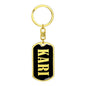 Kari v02 - Luxury Dog Tag Keychain