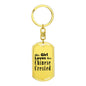 Chinese Crested - Luxury Dog Tag Keychain