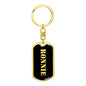 Ronnie v3 - Luxury Dog Tag Keychain