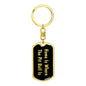 Pit Bull's Home v2 - Luxury Dog Tag Keychain