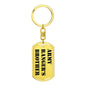 Army Ranger's Brother - Luxury Dog Tag Keychain