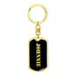 Johnnie v3 - Luxury Dog Tag Keychain