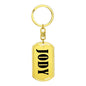 Jody v01 - Luxury Dog Tag Keychain
