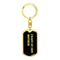 Coast Guard Mother v2 - Luxury Dog Tag Keychain