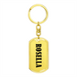 Rosella v01 - Luxury Dog Tag Keychain
