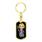 Knight 04-2 - Luxury Dog Tag Keychain