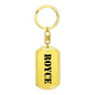 Royce - Luxury Dog Tag Keychain