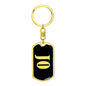 Jo v02 - Luxury Dog Tag Keychain