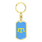 Tamga of Crimean Tatar Giray Dynasty - Luxury Dog Tag Keychain