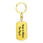 Pug's Home - Luxury Dog Tag Keychain