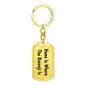 Basenji's Home - Luxury Dog Tag Keychain