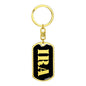 Ira v3 - Luxury Dog Tag Keychain