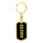 Elton v3 - Luxury Dog Tag Keychain