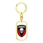 72nd Mechanized Brigade (Ukraine) v2 - Luxury Dog Tag Keychain