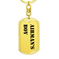 Airman's Boy - Luxury Dog Tag Keychain