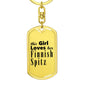 Finnish Spitz - Luxury Dog Tag Keychain