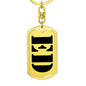 Ed - Luxury Dog Tag Keychain