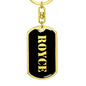 Royce v3 - Luxury Dog Tag Keychain