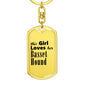 Basset Hound - Luxury Dog Tag Keychain