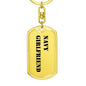 Navy Girlfriend - Luxury Dog Tag Keychain