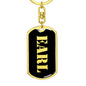Earl v3 - Luxury Dog Tag Keychain
