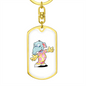 Elephant - Luxury Dog Tag Keychain