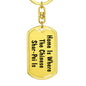 Chinese Shar-Pei's Home - Luxury Dog Tag Keychain