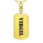 Virgil - Luxury Dog Tag Keychain